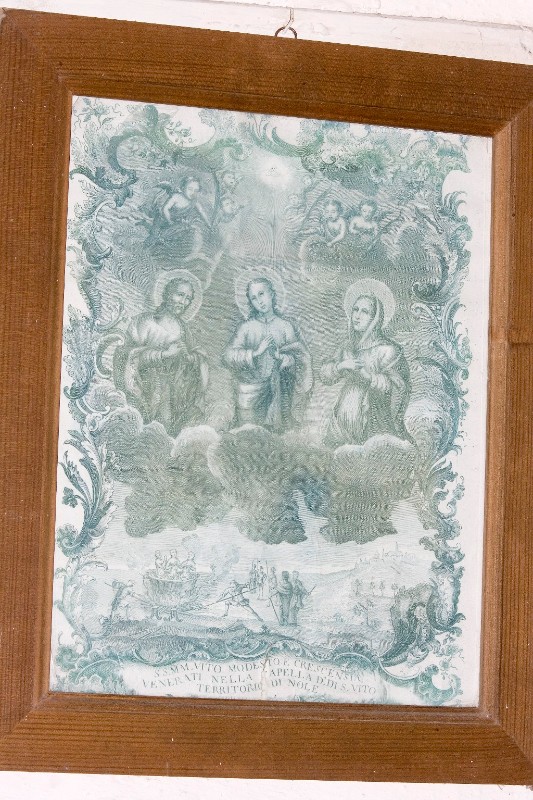 Ambito piemontese sec. XVIII, San Vito con San Modesto e Santa Crescenzia