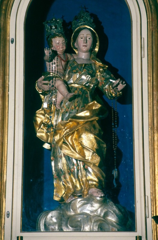Ambito ligure-piemontese sec. XVIII, Statua processionale della Madonna