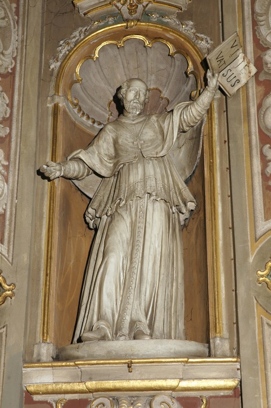 Bott. ligure terzo quarto sec. XVIII, Statua di San Francesco di Sales
