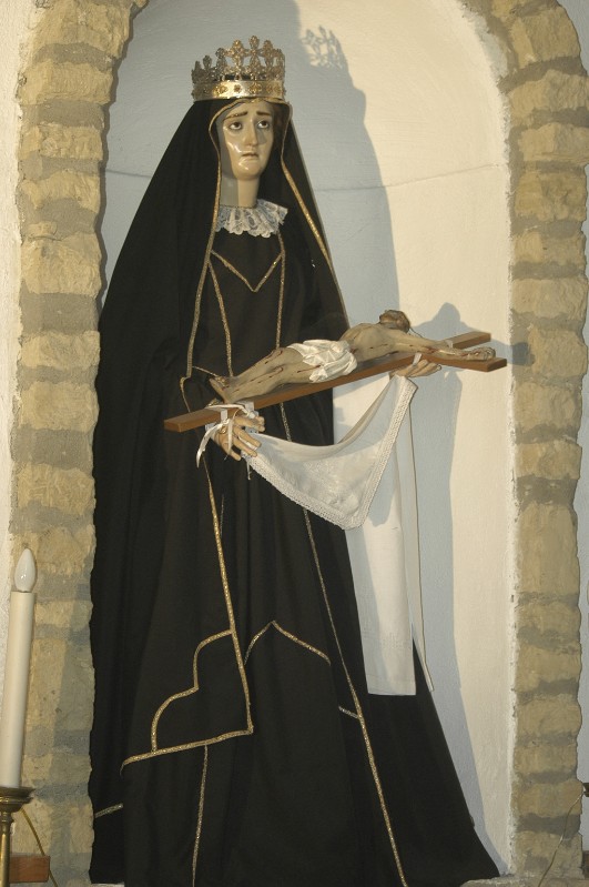 Bott. dell'Italia meridionale sec. XIX, Madonna Addolorata con crocifisso