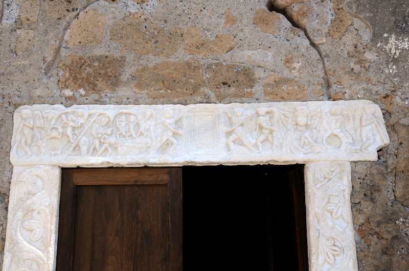 Marmoraio romano sec. I, Frammento di sarcofago