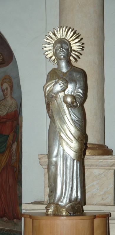 Padre Tito sec. XX, Statua con Santa Pudenziana