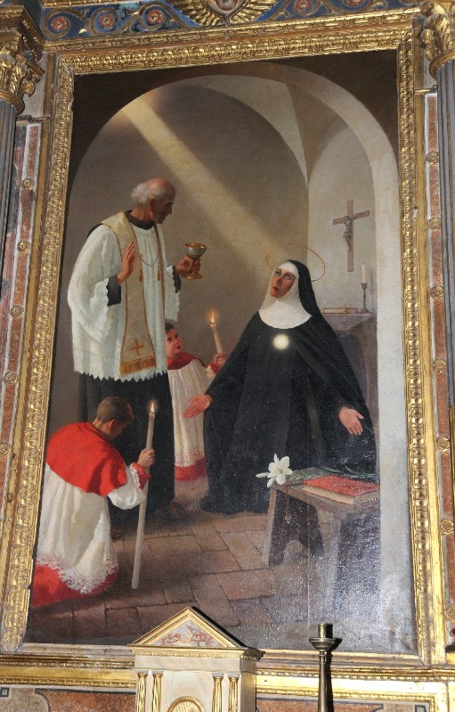 Ambito romano sec. XIX, Dipinto con Santa Giuliana Falconieri