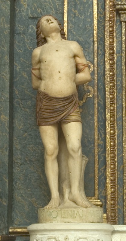 Stefano da Putignano fine sec. XV, San Sebastiano