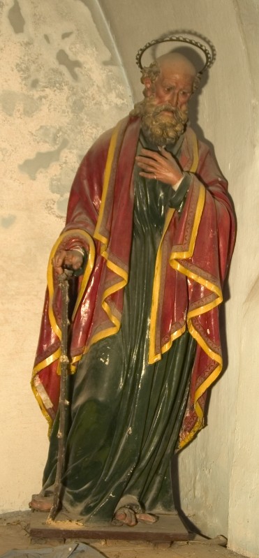 Ambito pugliese sec. XIX, Statua devozionale San Francesco di Geronimo