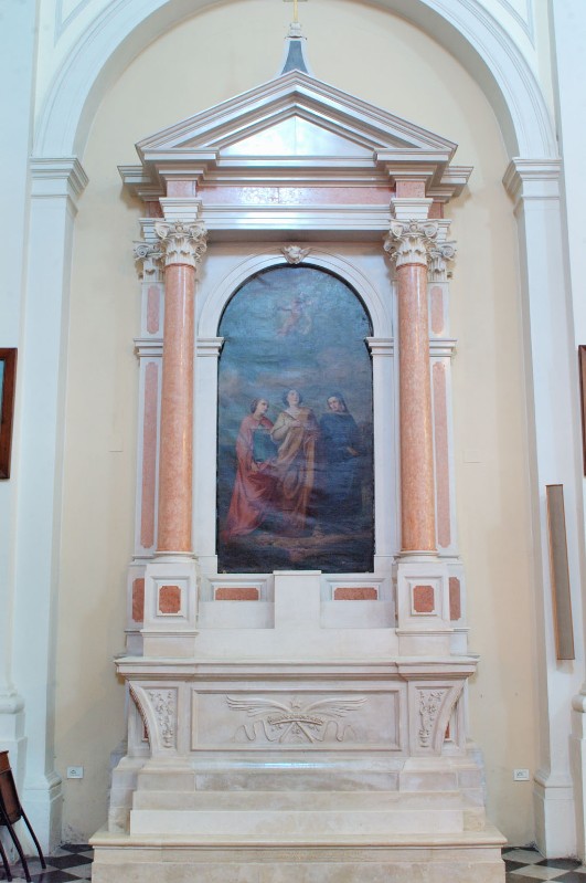 Maestranze friulane sec. XIX, Altare delle Sante Martiri