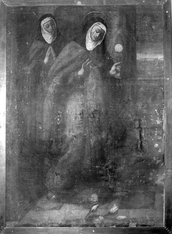 Pittore umbro sec. XVIII, Santa Chiara d'Assisi