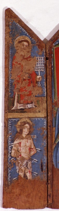 Ambito marchigiano sec. XV, Scomparto destro di trittico dipinto