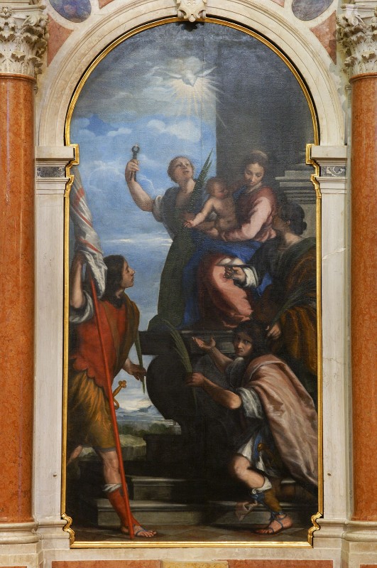 Griffoni F. (1650 ca.), Madonna con Gesù Bambino e Santi