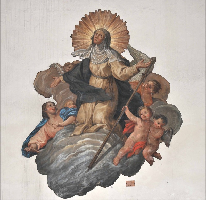 Melani F. (1718), Dipinto di Santa Bona in gloria