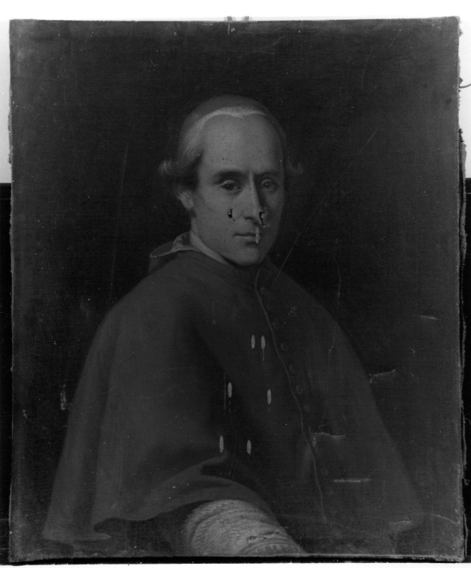 Pittore umbro sec. XVIII, Vescovo in olio su tela