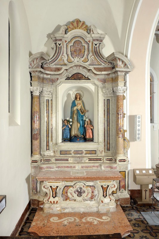 Maestranze castionesi metà sec. XVIII, Altare laterale sinistro