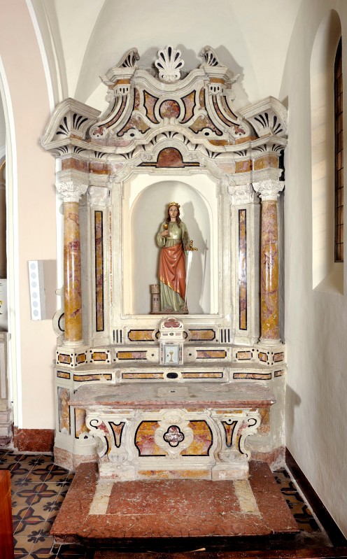 Maestranze castionesi metà sec. XVIII, Altare laterale destro