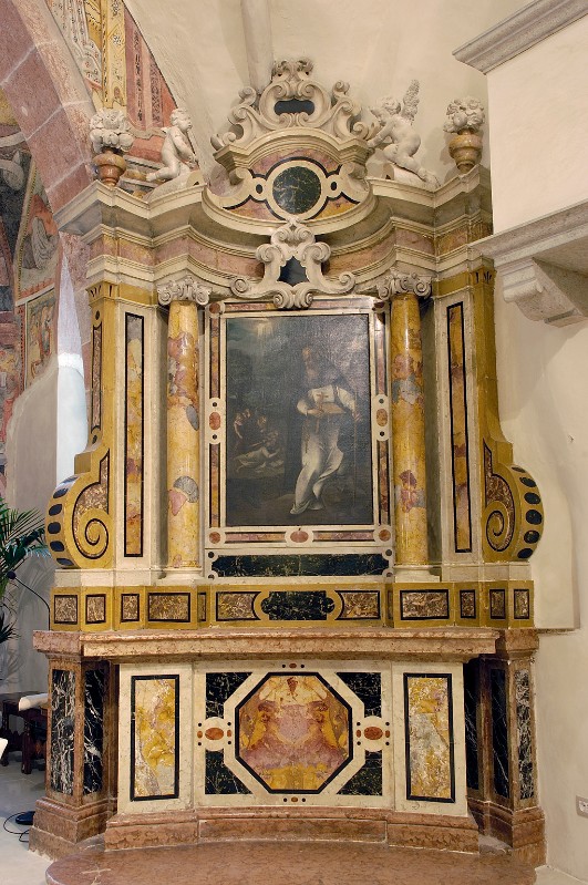Maestranze castionesi prima metà sec. XVIII, Altare di S. Antonio abate