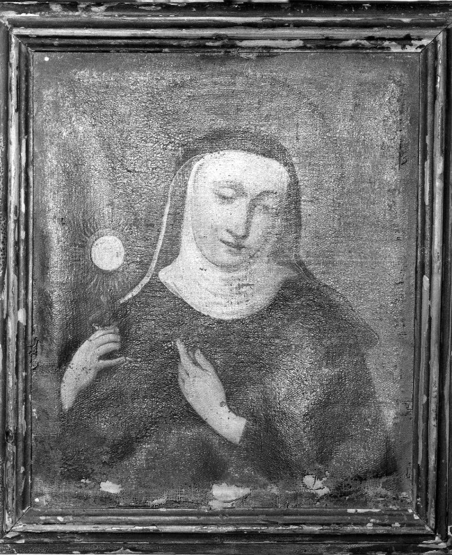 Pittore umbro sec. XIX, Santa Chiara d'Assisi