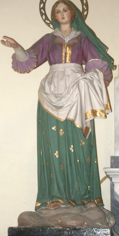 Bottega italiana sec. XIX, Statua di Santa Zita