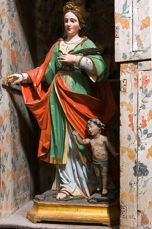 Colombo G. secc. XVII-XVIII, Statua di Santa Concordia