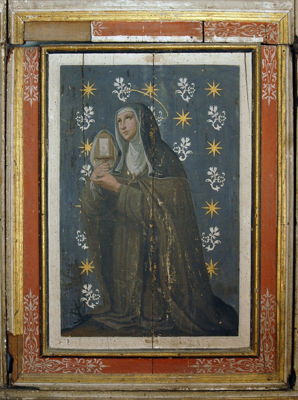 Pittore umbro sec. XVI, Santa Chiara d'Assisi