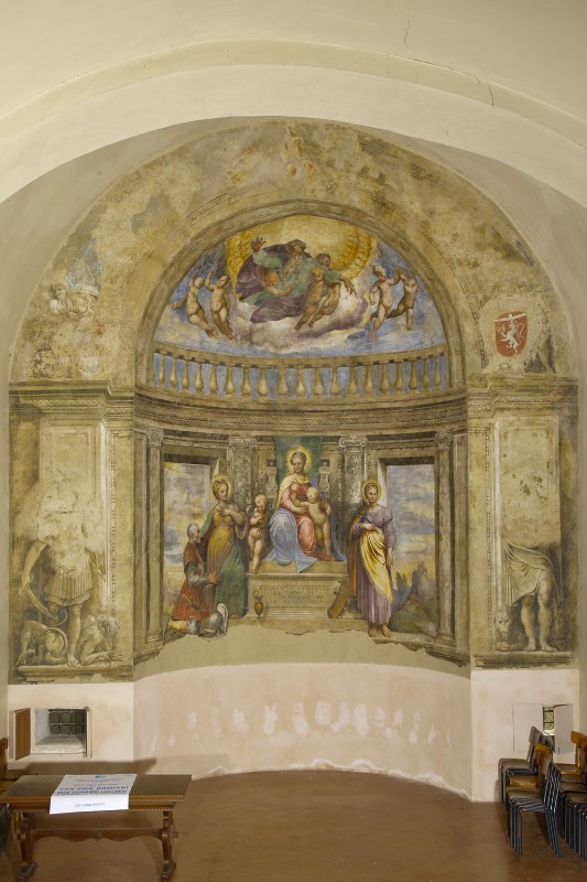 Di Tomaso G. (1533), Dipinto murale dell'abside