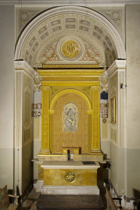 Maestranze romagnole sec. XIX, Altare laterale della Madonna della misericordia