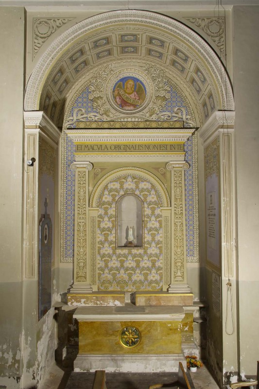 Maestranze romagnole sec. XIX, Altare laterale dell'Immacolata concezione