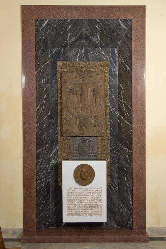 Savioli A. (1962), Monumento sepolcrale al Cardinale Gaetano Cicognani