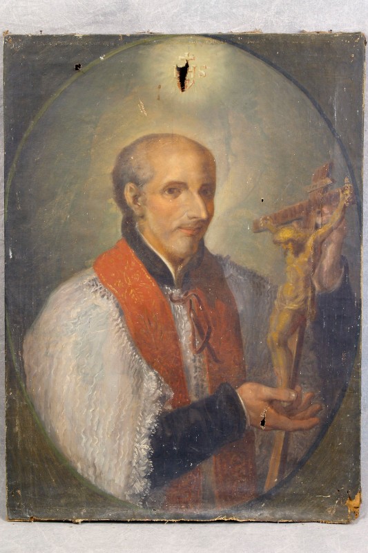 Ambito romagnolo sec. XIX, Dipinto di San Francesco di Geronimo
