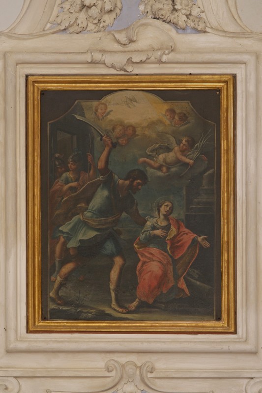 Fanzaresi A. (1757), Dipinto con Martirio di Santa Reparata