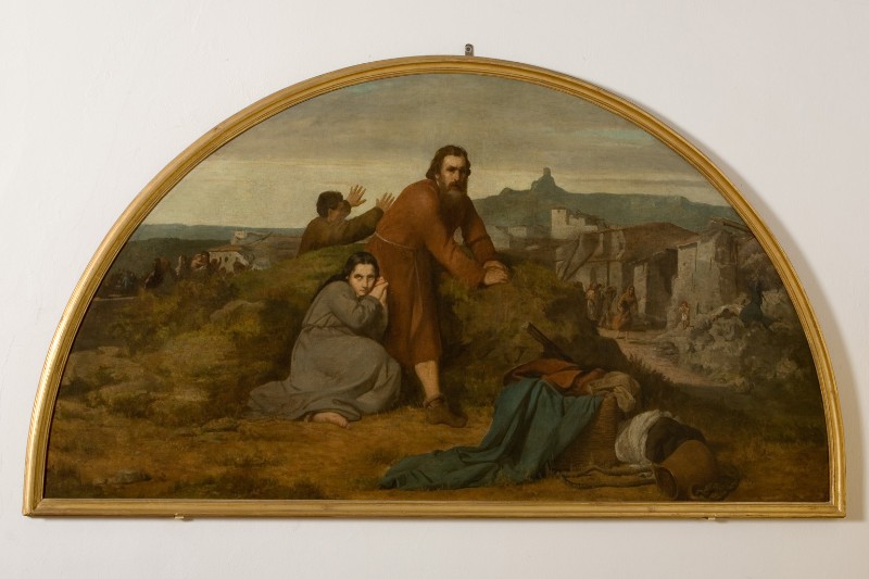 Lega S. (1863), Dipinto in lunetta de Il Terremoto