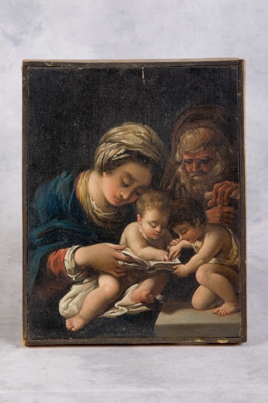 Attribuito a Lega S. sec. XIX, Dipinto della Sacra Famiglia con San Giovannino