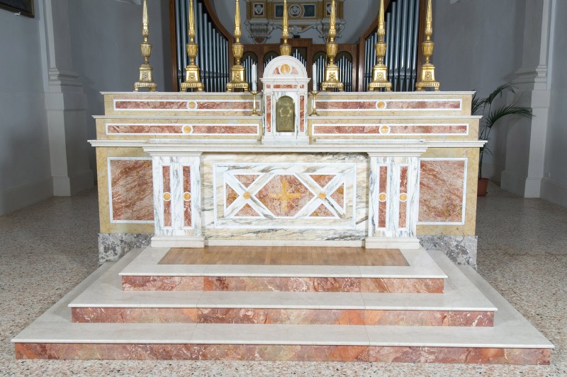 Maestranze romagnole sec. XIX, Altare maggiore