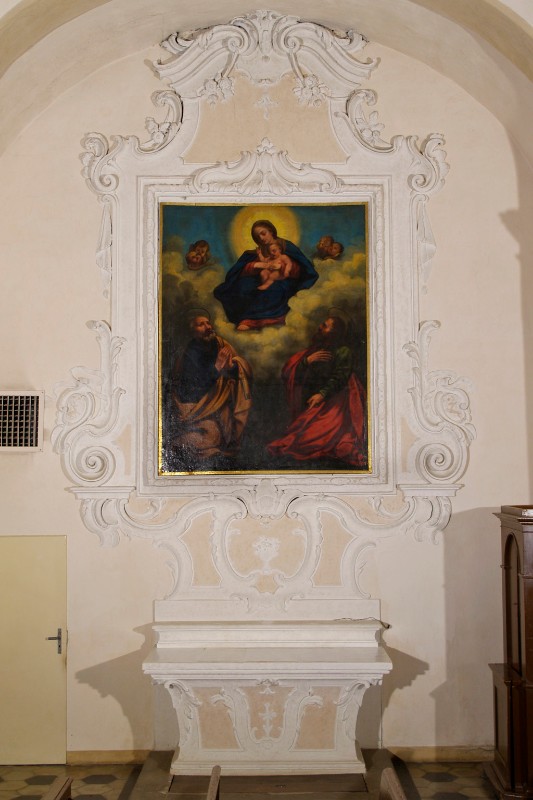 Maestranze italiane sec. XVIII, Altare laterale dei Santi Pietro e Paolo