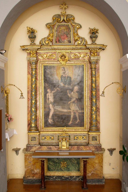 Maestranze emiliano-romagnole sec. XVII, Altare laterale di Sebastiano e Rocco