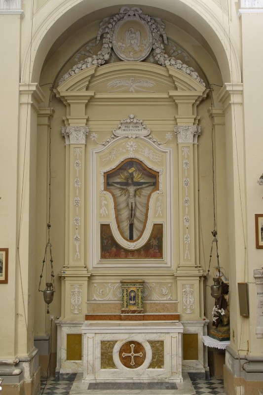 Maestranze romagnole sec. XVIII, Altare laterale del Crocifisso
