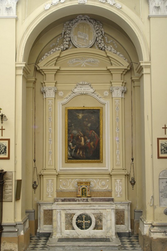 Maestranze romagnole sec. XVIII, Altare laterale del Battesimo di Gesù Cristo