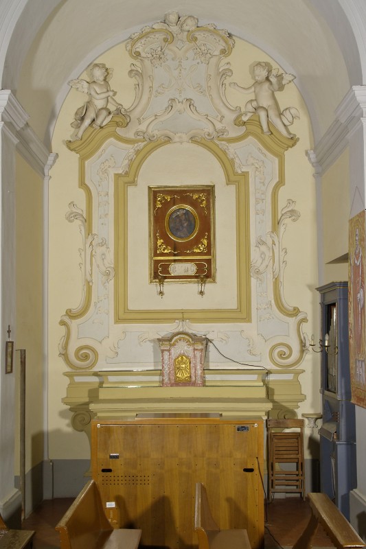 Maestranze romagnole sec. XVIII, Altare laterale della Madonna del Carmelo