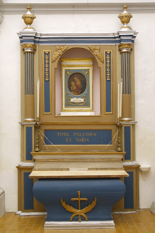 Maestranze romagnole sec. XIX, Altare laterale della Madonna della consolazione