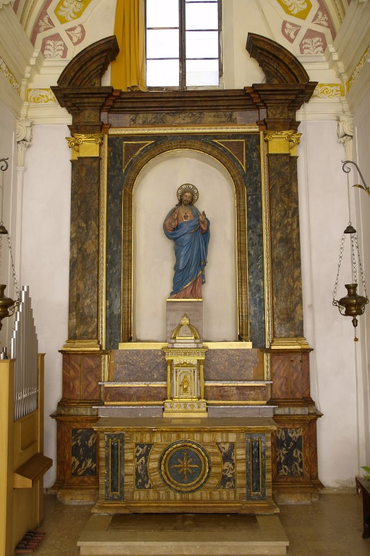 Maestranze romagnole sec. XIX, Altare laterale del Sacro Cuore di Gesù