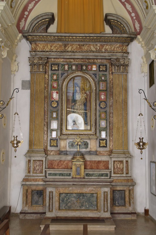 Maestranze romagnole sec. XIX, Altare laterale della Madonna del popolo