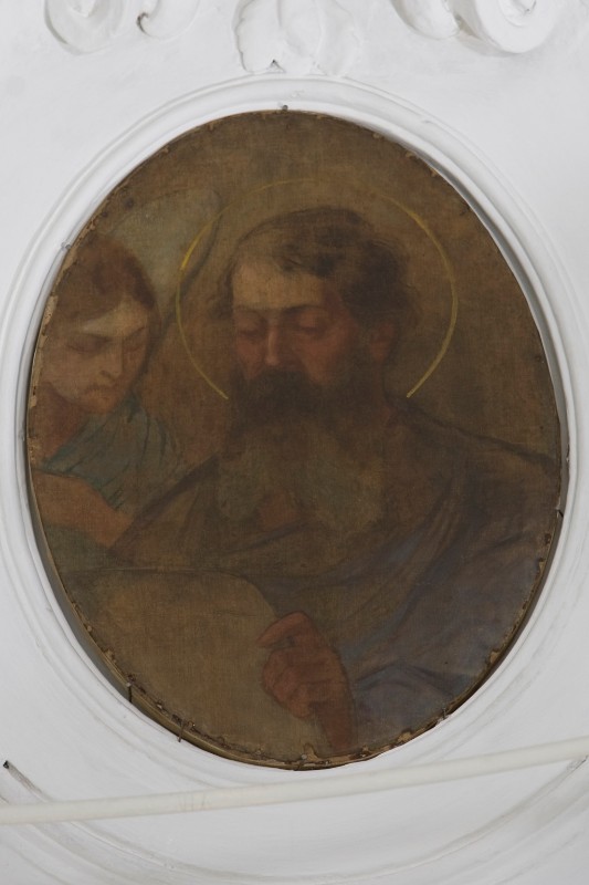Ambito napoletano secc. XVIII-XIX, San Matteo Evangelista in olio su tela