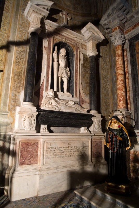 Bott. napoletana (1604-1606), Monumento sepolcrale del marchese Tomacelli