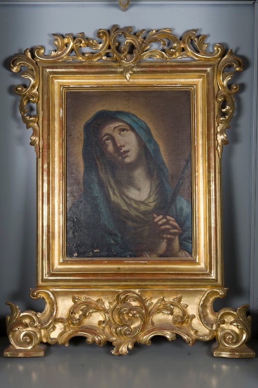 Ambito napoletano sec. XIX, Madonna addolorata in olio su tela