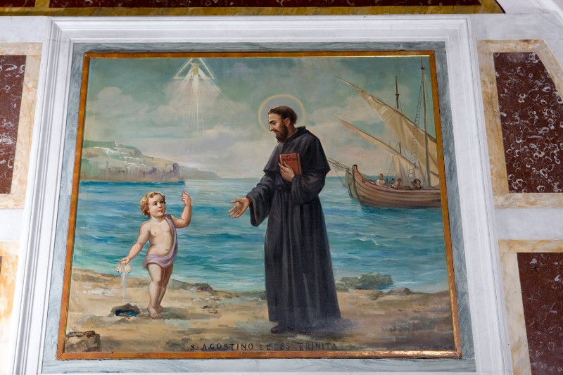 Colonna N. (1967), Sant'Agostino in olio su tela
