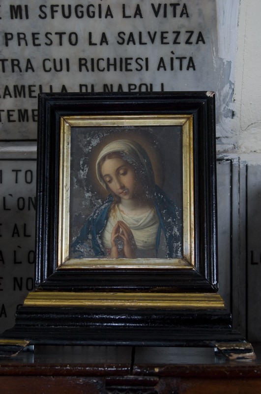 Ambito dell'Italia meridionale sec. XX, Madonna in olio su tela