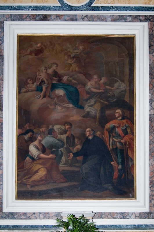 Fortino G. (1781), Madonna dell'aiuto in olio su tela