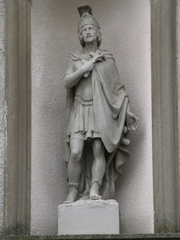 Bott. emiliana sec. XX, Statua di S. Gervaso in marmo bianco