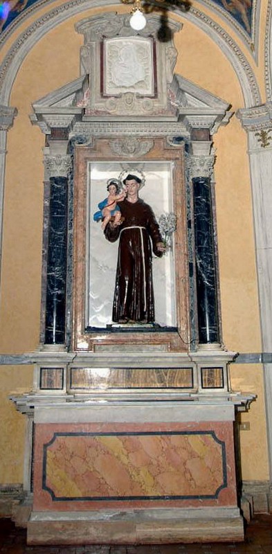 Bott. laziale (1628-1630), Altare di Sant'Antonio da Padova