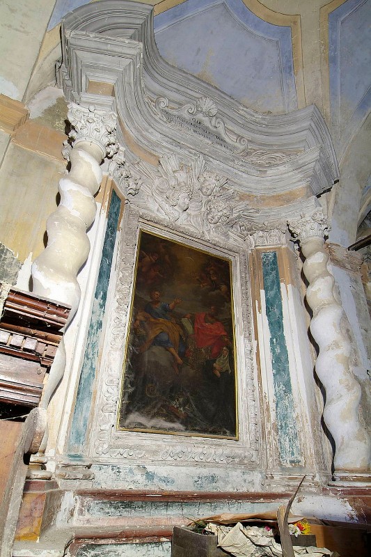 Maestranze laziali sec. XVIII, Altare dei Santi Pietro e Paolo