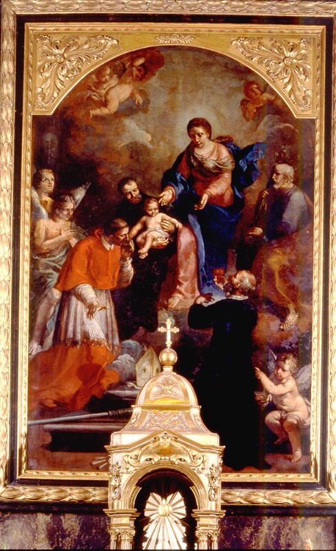 Graziani E. detto il Giovane sec. XVIII, Dipinto Madonna con Bambino e santi