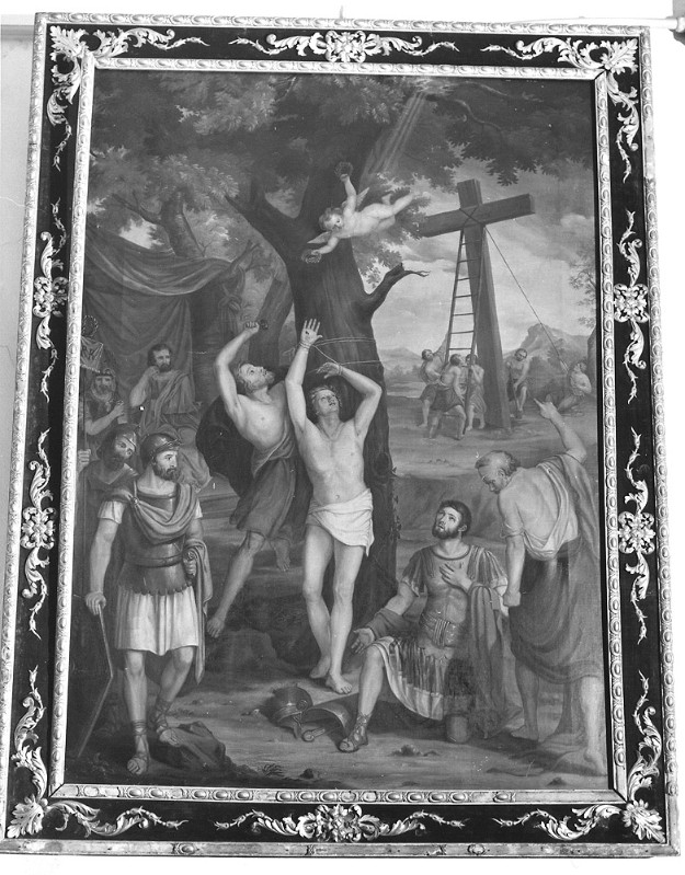 Bott. emiliana sec. XVIII, Cornice del dipinto dei SS. Vitale e Agricola